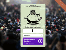Tablet Screenshot of lowermycreditcardrates.com
